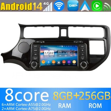 7" Android 14.0 Auto Multimedia GPS Navigatie Stereo voor Kia Rio (2011-2014)-1