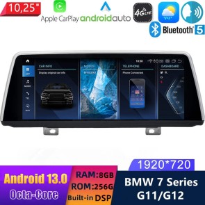 10,25" Android 13.0 Multimedia GPS Navigatie Autoradio Auto Stereo voor BMW 7-Serie G11/G12 (2016-2021)-1