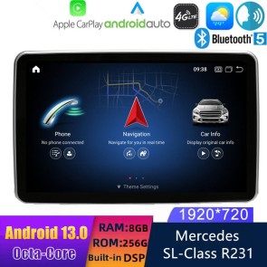 9" Android 13.0 Multimedia GPS Navigatie Autoradio Auto Stereo voor Mercedes SL R231 (2012-2015)-1