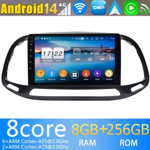 9" Android 14.0 Auto Multimedia GPS Navigatie Stereo voor Fiat Doblo (2015-2019)-1