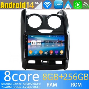 9" Android 14.0 Auto Multimedia GPS Navigatie Stereo voor Dacia Duster (2014-2020)-1