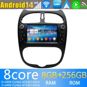 6,2" Android 14.0 Auto Multimedia GPS Navigatie Stereo voor Peugeot 206 (2000-2016)-1