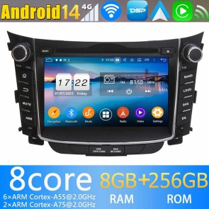 7" Android 14.0 Auto Multimedia GPS Navigatie Stereo voor Hyundai i30 (2011-2017)-1