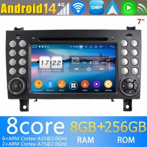 8" Android 14.0 Auto Multimedia GPS Navigatie Stereo voor Mercedes SLK R171 (2004-2011)-1