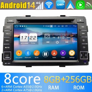 7" Android 14.0 Auto Multimedia GPS Navigatie Stereo voor Kia Sorento (2009-2012)-1