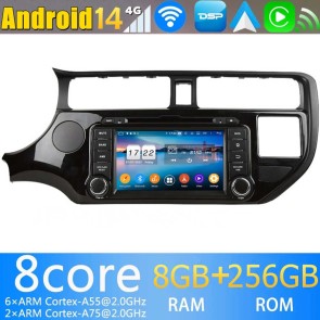 7" Android 14.0 Auto Multimedia GPS Navigatie Stereo voor Kia Rio (2011-2014)-1