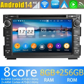 7" Android 14.0 Auto Multimedia GPS Navigatie Stereo voor Kia Venga (2010-2019)-1