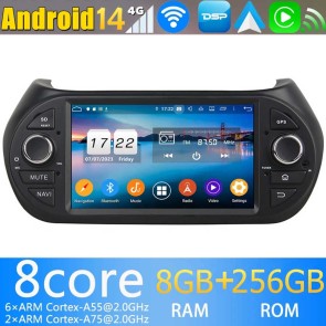 7" Android 14.0 Auto Multimedia GPS Navigatie Stereo voor Fiat Fiorino (2007-2016)-1
