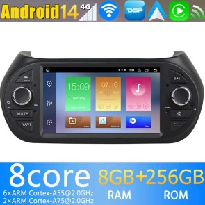 7" Android 14.0 Auto Multimedia GPS Navigatie Stereo voor Peugeot Bipper (2008-2017)-1