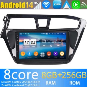 9" Android 14.0 Auto Multimedia GPS Navigatie Stereo voor Hyundai i20 (2014-2018)-1