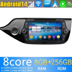 8" Android 14.0 Auto Multimedia GPS Navigatie Stereo voor Kia Ceed (2012-2018)-1
