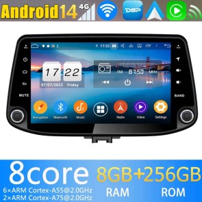 9" Android 14.0 Auto Multimedia GPS Navigatie Stereo voor Hyundai i30 (2017-2021)-1