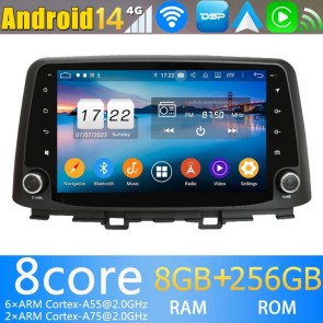 9" Android 14.0 Auto Multimedia GPS Navigatie Stereo voor Hyundai Kona (2017-2022)-1