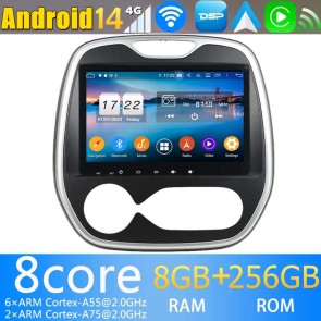 9" Android 14.0 Auto Multimedia GPS Navigatie Stereo voor Renault Captur (2011-2019)-1