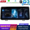 BMW F32/F33/F36 Android 13 Autoradio met Navigatiesysteem met 8-Core 8GB+256GB HD Scherm Bluetooth 5.0 Handsfree bellen DSP DAB WiFi 4G LTE CarPlay - 12,5" Android 13.0 Multimedia GPS Navigatie Autoradio Auto Stereo voor BMW 4-Serie F32/F33/F36 (2013-2016