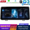BMW F32/F33/F36 Android 13 Autoradio met Navigatiesysteem met 8-Core 8GB+256GB HD Scherm Bluetooth 5.0 Handsfree bellen DSP DAB WiFi 4G LTE CarPlay - 12,5" Android 13.0 Multimedia GPS Navigatie Autoradio Auto Stereo voor BMW 4-Serie F32/F33/F36 (van 2017)