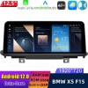 BMW X5 F15 Android 12 Autoradio met Navigatiesysteem met 8-Core 8GB+256GB HD Scherm Bluetooth 5.0 Handsfree bellen DSP SWC DAB+ SD USB WiFi 4G LTE CarPlay - 12,5" Android 12.0 Multimedia GPS Navigatie Autoradio Auto Stereo voor BMW X5 F15 (2014-2017)