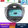 MINI Cooper F54 Android 13 Autoradio met Navigatiesysteem met 8-Core 8GB+256GB HD Scherm Bluetooth 5.0 Handsfree bellen DSP SWC DAB+ USB WiFi 4G LTE CarPlay - 9" Android 13.0 Multimedia GPS Navigatie Autoradio Auto Stereo voor MINI Clubman F54 (2018-2023)