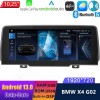 BMW X4 G02 Android 13 Autoradio met Navigatiesysteem met 8-Core 8GB+256GB HD Scherm Bluetooth 5.0 Handsfree bellen DSP SWC DAB+ SD USB WiFi 4G LTE CarPlay - 10,25" Android 13.0 Multimedia GPS Navigatie Autoradio Auto Stereo voor BMW X4 G02 (2018-2022)