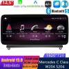 Mercedes W204 Android 13 Autoradio met Navigatiesysteem met 8-Core 8GB+256GB Bluetooth 5.0 Handsfree bellen DSP SWC DAB+ SD USB WiFi 4G LTE CarPlay - 12,5" Android 13.0 Multimedia GPS Navigatie Autoradio Auto Stereo voor Mercedes C-Klasse W204 (2007-2011)