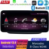 Mercedes W246 Android 13 Autoradio met Navigatiesysteem met 8-Core 8GB+256GB Bluetooth 5.0 Handsfree bellen DSP SWC DAB+ SD USB WiFi 4G LTE CarPlay - 12,5" Android 13.0 Multimedia GPS Navigatie Autoradio Auto Stereo voor Mercedes B-Klasse‎ W246 (2011-2014