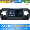 Mercedes Sprinter Android 14 Autoradio met Navigatie DVD-speler met 8G+256G Bluetooth DAB+ USB DSP WiFi 4G 360° Camera CarPlay - 10,25" Android 14.0 Auto Multimedia GPS Navigatie Stereo voor Mercedes Sprinter W907 (2018-2022)