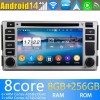 Hyundai Santa Fe Android 14 Autoradio met Navigatie DVD-speler met 8G+256G Bluetooth DAB+ USB DSP WiFi 4G 360° Camera CarPlay - Android 14.0 Auto Multimedia GPS Navigatie Stereo voor Hyundai Santa Fe 2 (2006-2012)