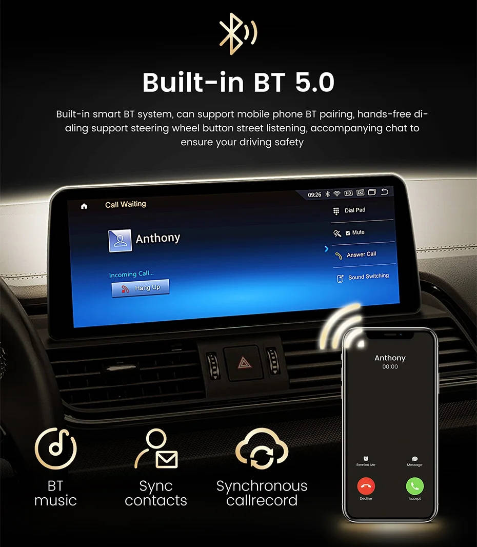 Android 13.0 Autoradio met Navigatiesysteem voor BMW X5 E70-6